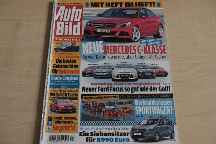 Deckblatt Auto Bild (21/2012)